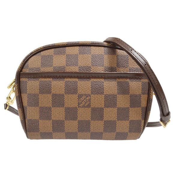 LOUIS VUITTON Pochette Ipanema Shoulder Bum Bag Damier Ebene - Picture 1 of 10